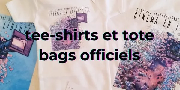 Nos tee-shirts et tote bags officiels