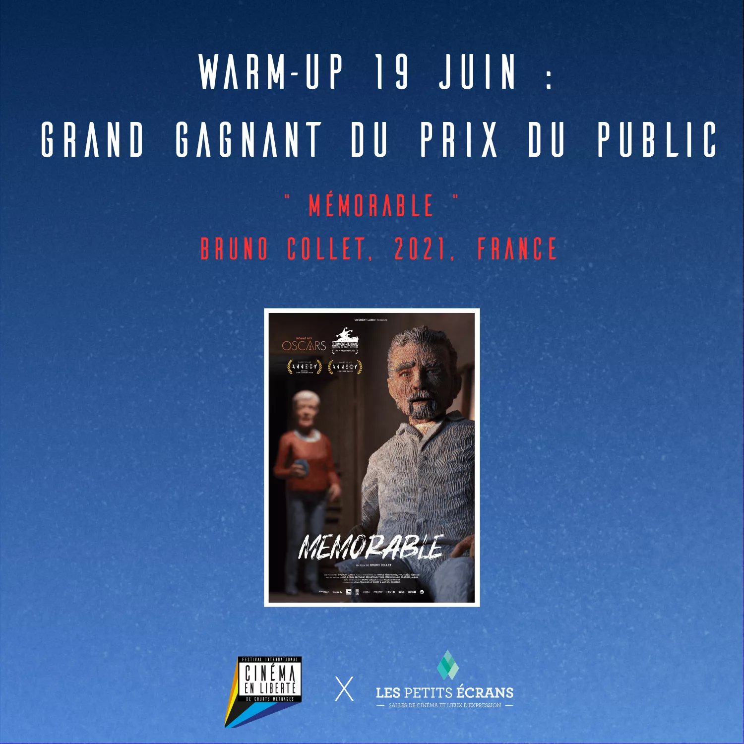 Prix du public du warm-up du 19 juin 2026