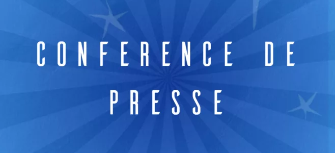 Une conférence de presse sous le signe du partage